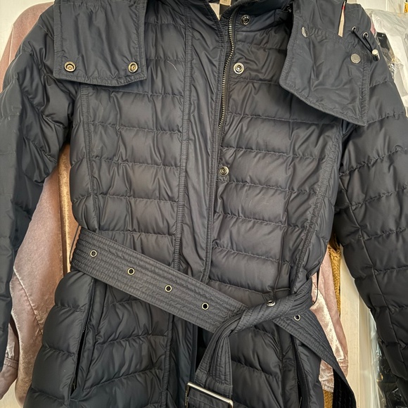 Burberry Down Hooded Coat - Picture 2 of 6